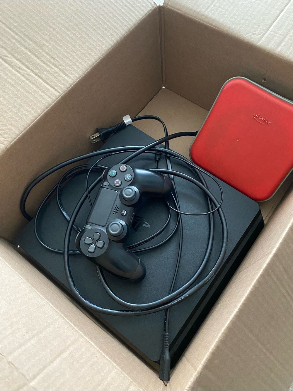 Sony PS4 Slim Console with Black DualShock Controller